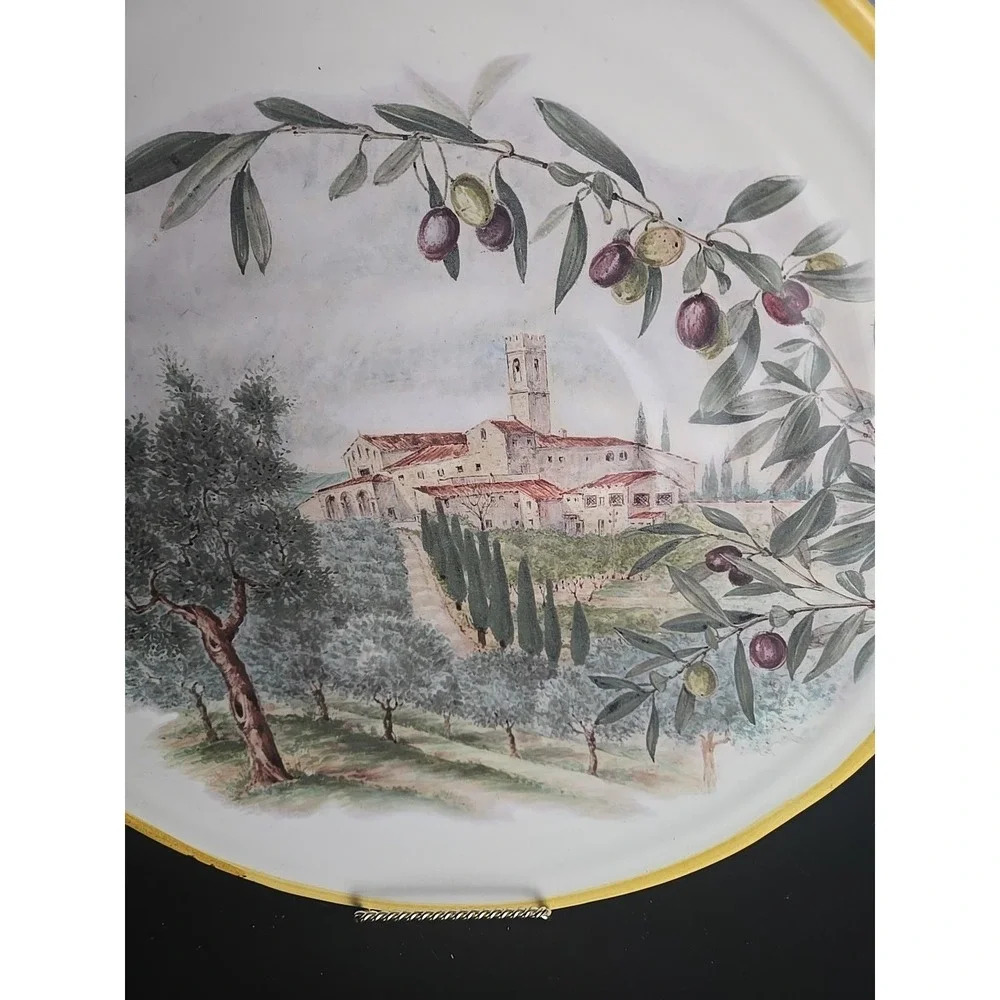 Vintage Sur La Table The Art Of Soul of Cooking Dinner Plate 15'' Made in Italy